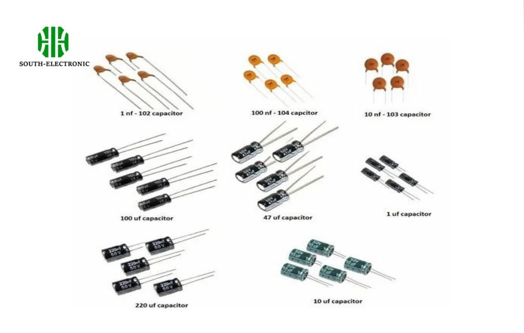 comparación de condensadores