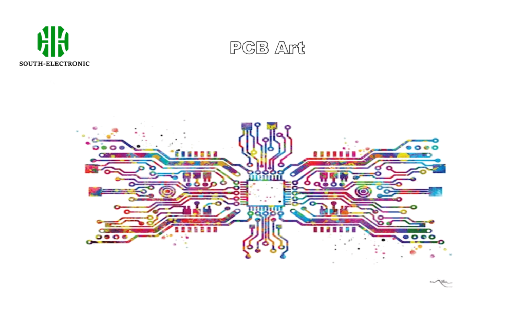 Multidisciplinary PCB art analysis diagram
