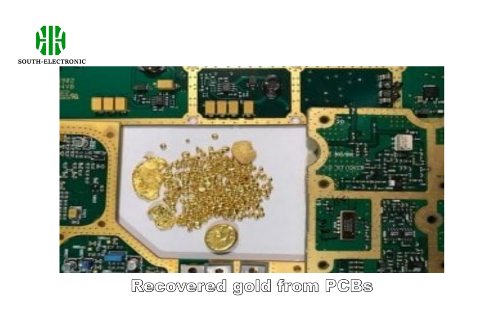 Oro recuperado de PCB
