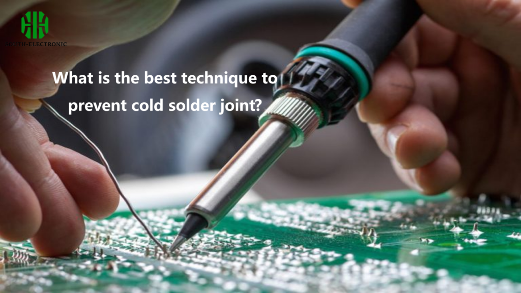 What is the best technique to prevent Cold Solder Joint ?