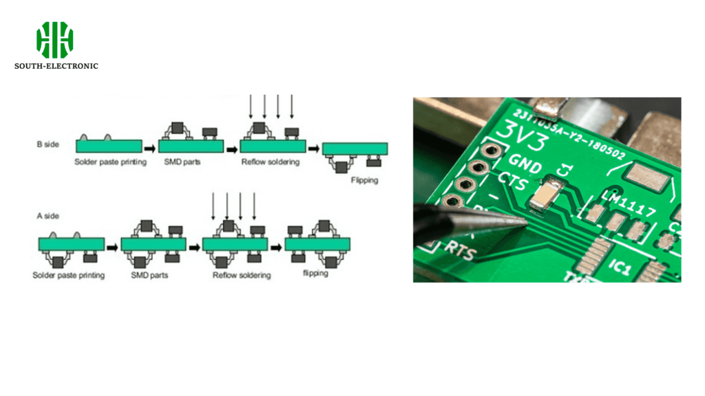 Reflow Soldering a PCB