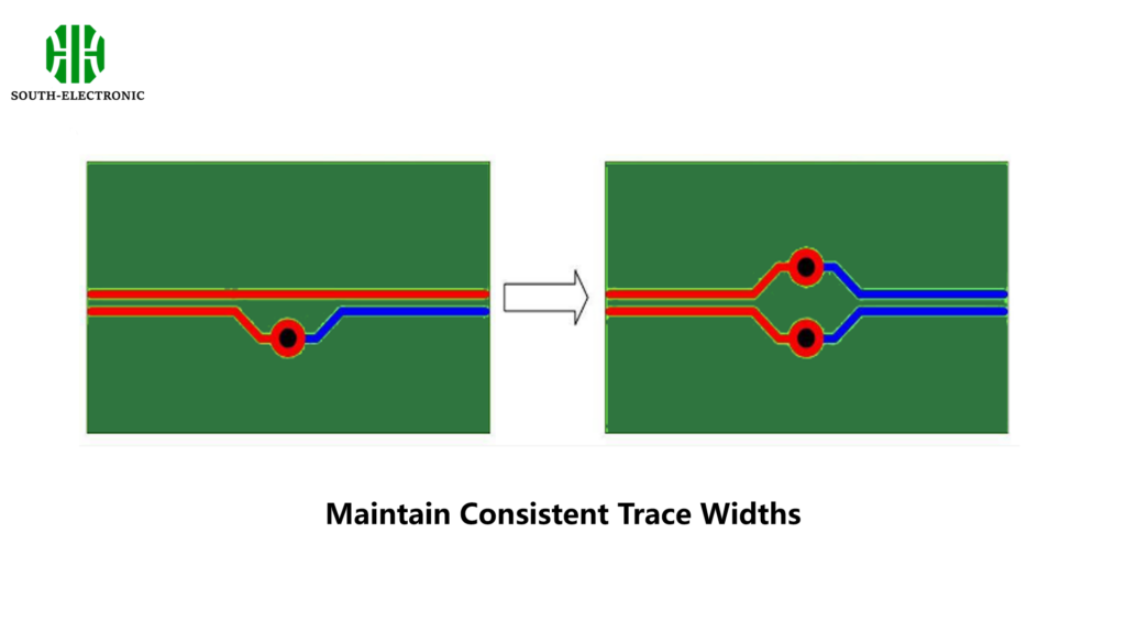 Maintain Consistent Trace Widths