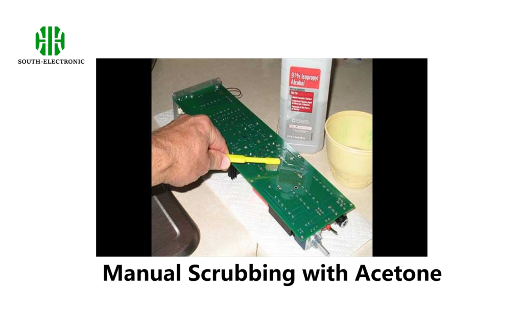 4. Manual Scrubbing with Acetone