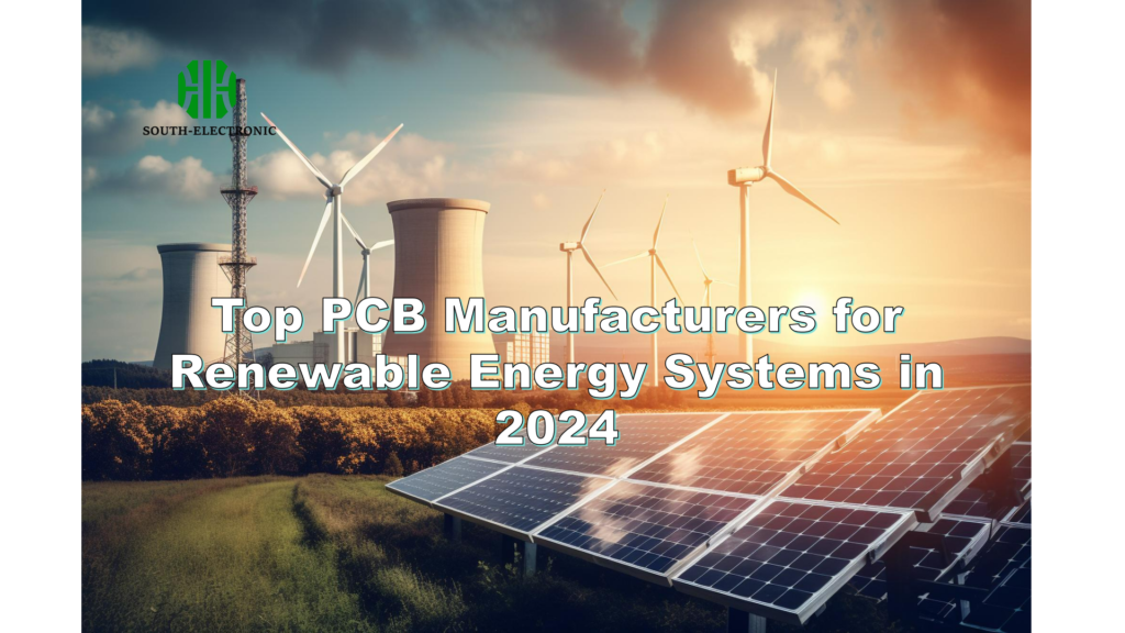 Top PCB Manufacturers for Renewable Energy Systems in 2024