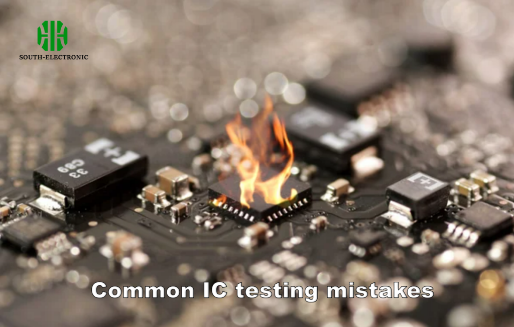 Infografía de errores comunes en las pruebas de IC