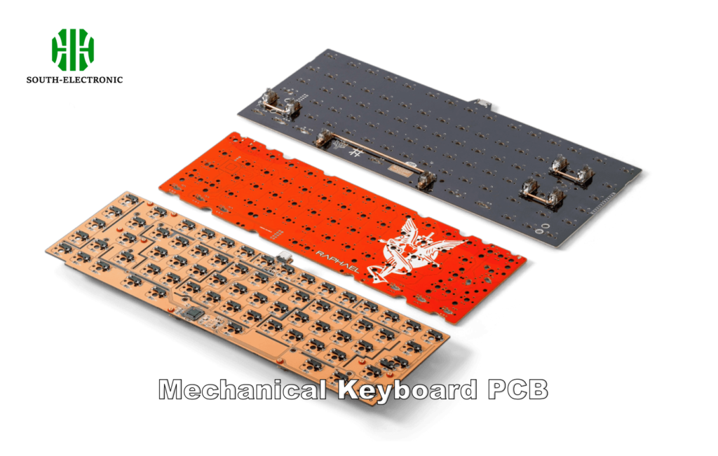 Mechanical Keyboard PCB closeup