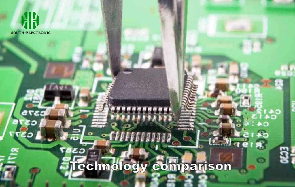 SMT vs Through-Hole cross-section