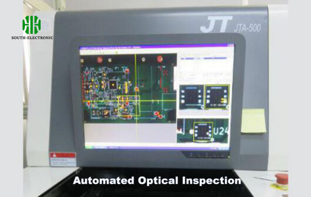 Optical alignment camera on testing machine