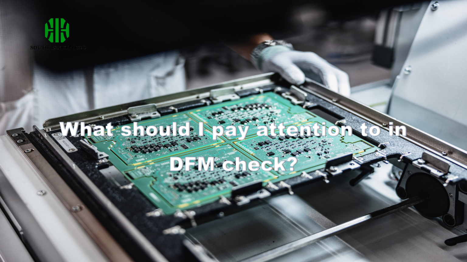 What should I pay attention to in DFM check?
