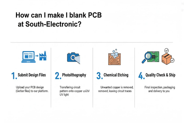 Making a PCB at South-Electronic