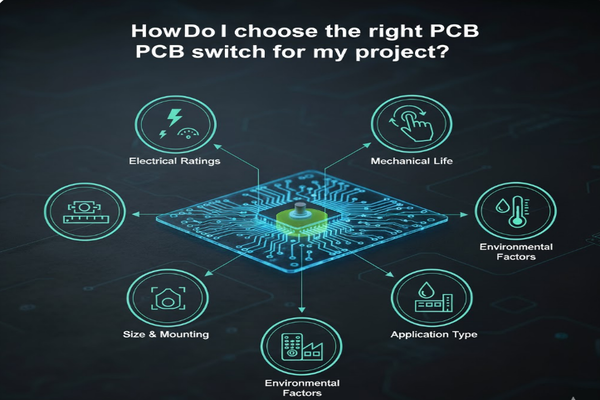 Comment choisir le bon interrupteur PCB pour mon projet
