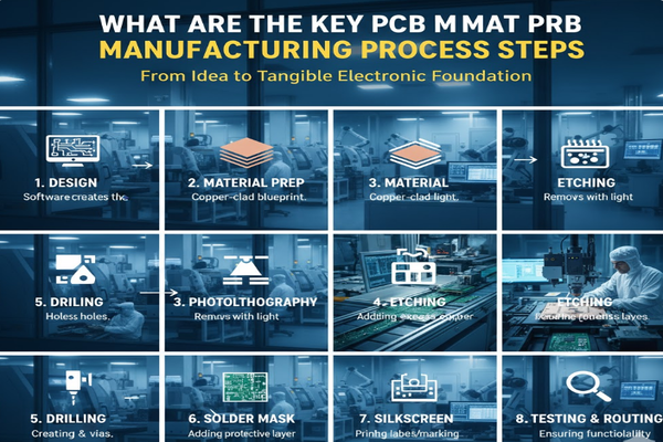 PCB Manufacturing Steps Diagram