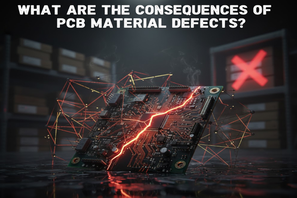 What are the consequences of PCB material defect
