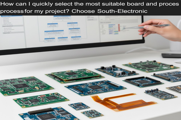 How can I quickly select the most suitable board type and process for my project?