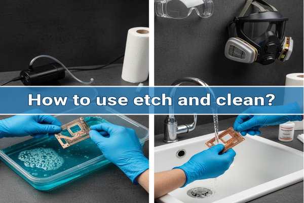 How to use etch and clean