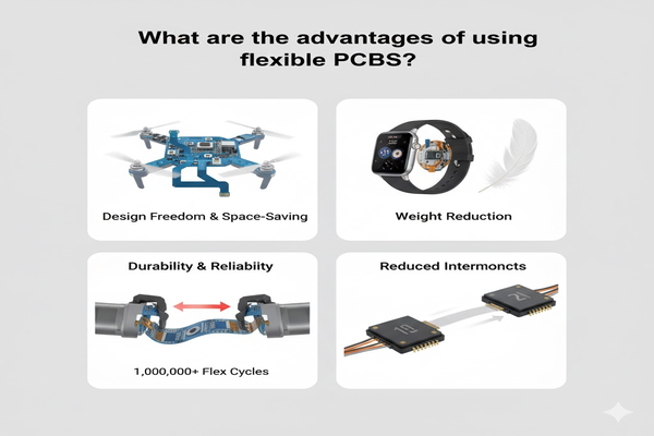 What are the advantages of using flexible PCBs?