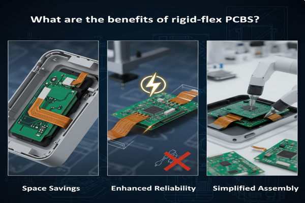 What are the benefits of rigid-flex PCBs